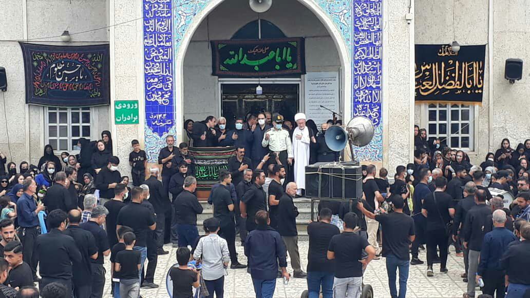 گزارش تصویری | تجمع بزرگ عزاداران شهرستان رضوانشهر بمناسبت تاسوعای حسینی