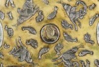 نمایش بشقاب سیمین رشی در موزه باستان شناسی گیلان