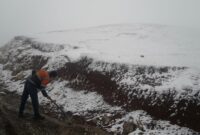 گزارش تصویری | بارش اولین برف پاییزی در  ارتفاعات ماسال