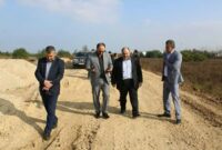 بازدید فرماندار رضوانشهر از روند اجرای پروژه کنارگذر شهر رضوانشهر
