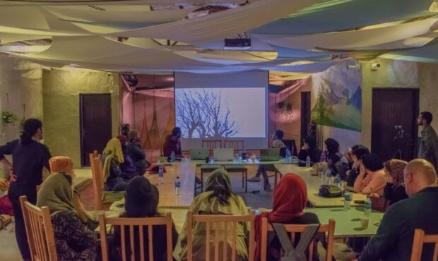 اولین جشنواره هنرهای محیطی در رضوانشهر برگزار شد