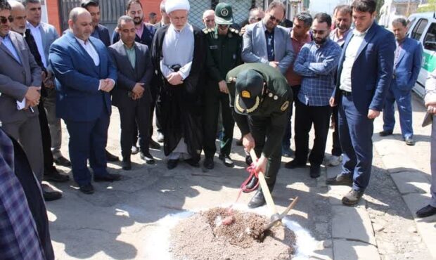 عملیات اجرایی پروژه اگوی کوچه رسالت شهر رضوانشهر آغاز شد