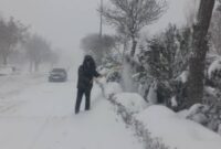 آخرین وضعیت برف در گیلان: از انسداد جاده و افتادن درخت تا قطعی آب و برق