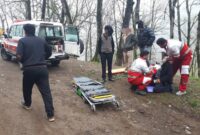 حوادث |سقوط خودروی پژو به دره و امداد رسانی پایگاه شهدای امدادگر تالش محور اسالم خلخال به مصدومین